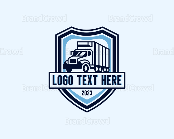 Delivery Truck Transportation Logo