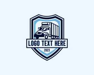 Transportation - Delivery Truck Transportation logo design