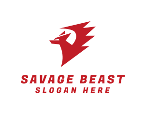 Beast - Beast Wing Dragon logo design