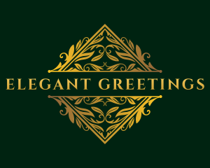 Elegant Ornamental Leaves logo design