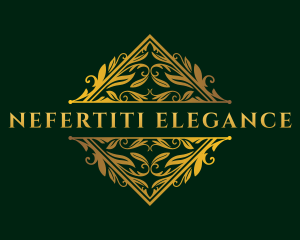 Elegant Ornamental Leaves logo design