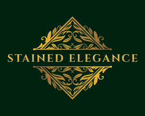 Elegant Ornamental Leaves logo design