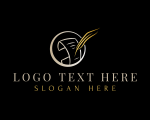 Education - Notary Document Writing logo design