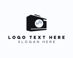 Content Creator - Camera Lens Photography logo design