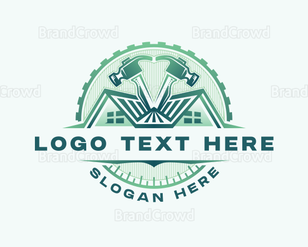 Hammer Construction Contractor Logo