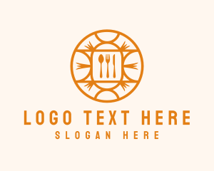 Restaurant Dining Plate Logo