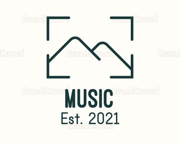 Mountain  Landscape Photo Frame Logo