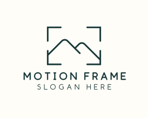 Mountain  Landscape Photo Frame logo design