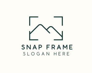 Mountain  Landscape Photo Frame logo design