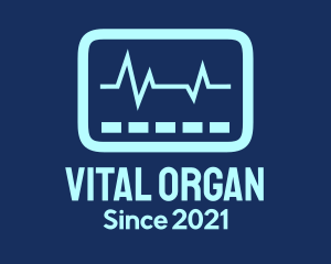 Blue Vital Sign logo design