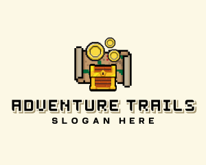 Pirate Treasure Arcade logo design