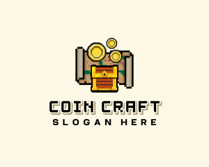 Pirate Treasure Arcade logo design