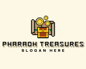 Pirate Treasure Arcade logo design