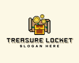 Pirate Treasure Arcade logo design