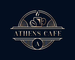 Luxury Coffee Cafe logo design