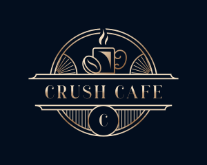 Luxury Coffee Cafe logo design