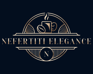 Luxury Coffee Cafe logo design