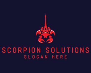 Scorpion - Eiffel Tower Scorpion logo design