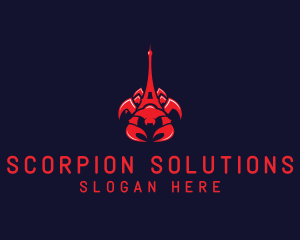 Eiffel Tower Scorpion logo design