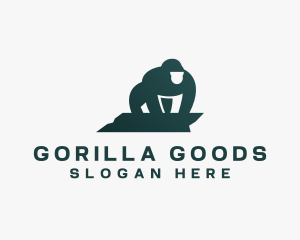 Gorilla - Gorilla Ape Zoo logo design