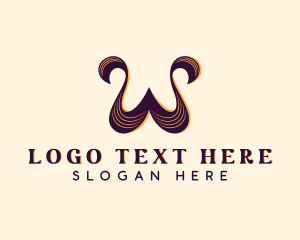 Hairdresser - Business Brand Letter W logo design