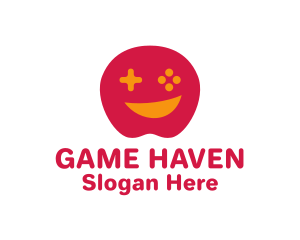 Happy Face Gaming Controller Logo