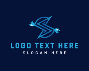 Engineer - Plug Lightning Electrician logo design