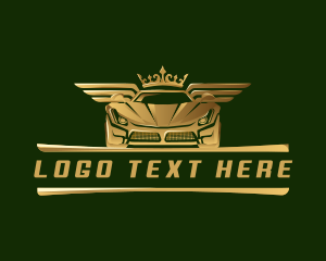 Detailing - Car Garage Royalty logo design
