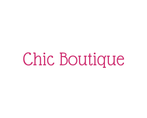 Chic - Chic Girly Boutique logo design
