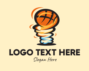 Basketball Training - Tornado Basketball Team logo design