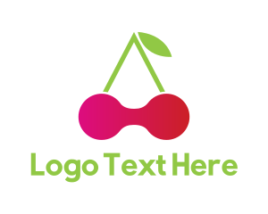 Pink - Cherry Fruit Tech logo design