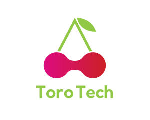 Cherry Fruit Tech logo design