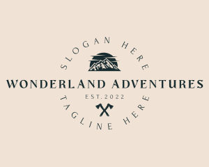 Outdoor Adventure  Equipment logo design