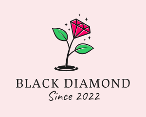 Flower Diamond Jewelry  logo design