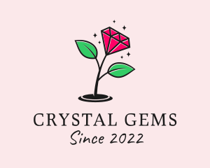 Flower Diamond Jewelry  logo design