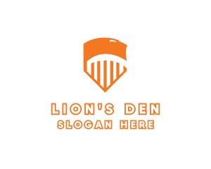 Lion Sports Shield logo design