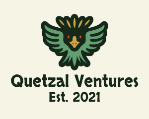 Quetzal - Quetzal Aztec Bird logo design