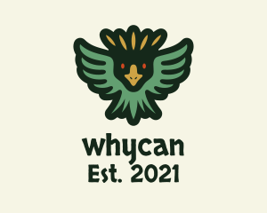 Quetzalcoatl - Quetzal Aztec Bird logo design