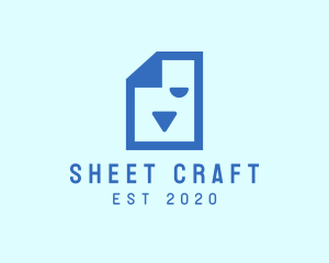 Sheet - Photocopy Document File logo design
