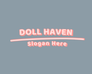 Doll - Kids Colorful Candy logo design