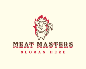 Pig Grill Barbeque  logo design