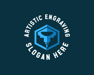 Engraving - Mechanical Engraving Tool logo design