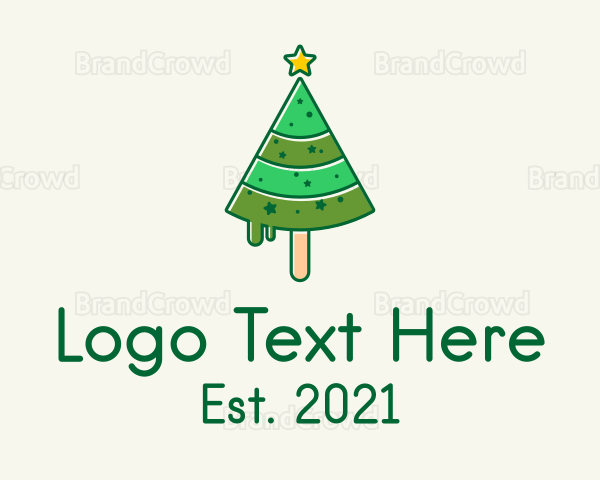 Christmas Tree Popsicle Logo