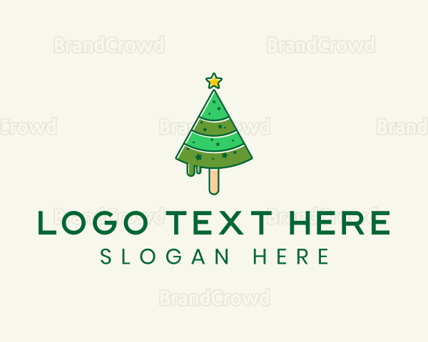 Christmas Tree Popsicle Logo