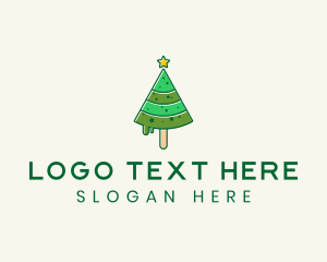 Xmas - Christmas Tree Popsicle logo design