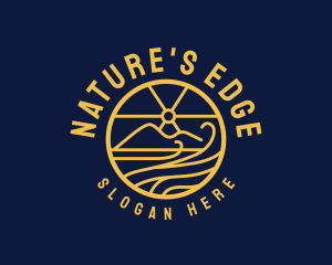 Outdoor - Outdoor Mountain Sea logo design