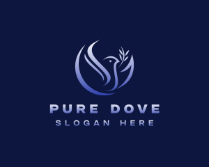 Dove Peace Freedom  logo design