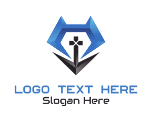 Hobby - Abstract Fox Gaming logo design