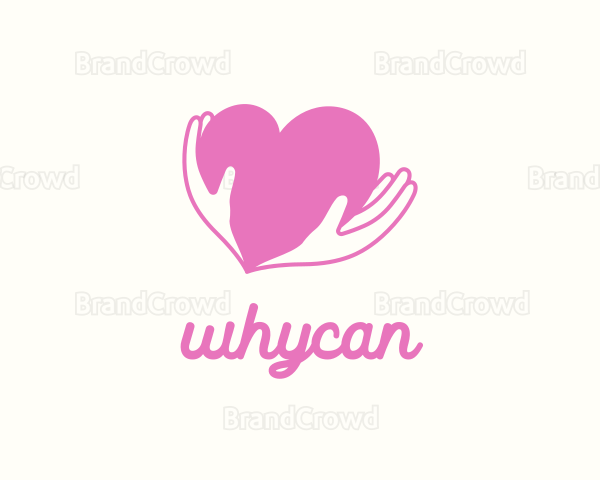 Heart Love Hands Logo