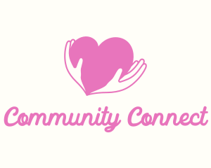 Outreach - Heart Love Hands logo design